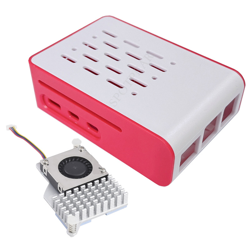 Raspberry Pi 5 Red-White cooli - Raspberry Pi 5 8Gb Board review and price